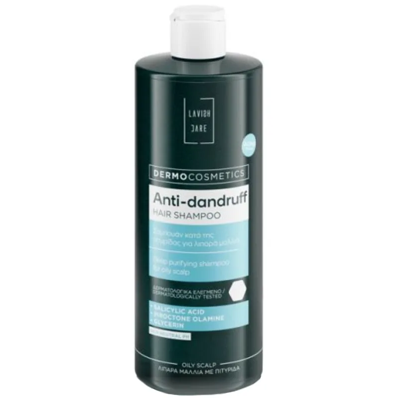 Lavish Care Promo Anti-dandruff Oily Scalp Hair Shampoo Σαμπουάν Κατά της Πιτυρίδας & της Λιπαρότητας 400ml