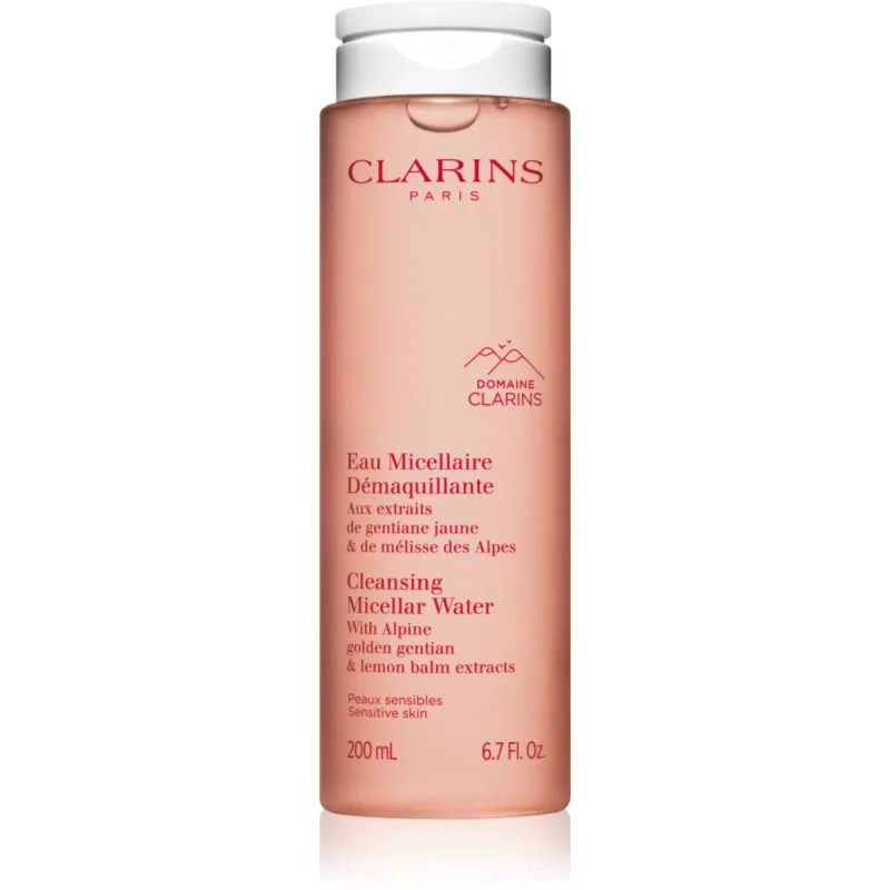 Clarins Cleansing Micellar Water μικυλλιακό νερό καθαρισμού για ευαίσθητη επιδερμίδα 200 ml