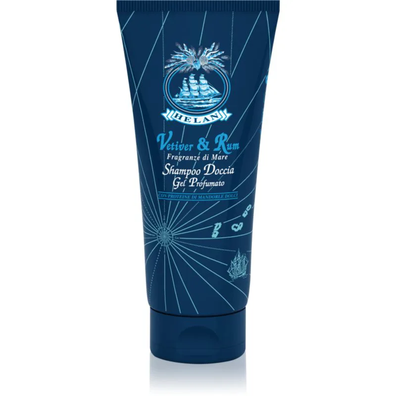 Helan Vetiver & Rum σαμπουάν και τζελ για ντους για άντρες 200 ml