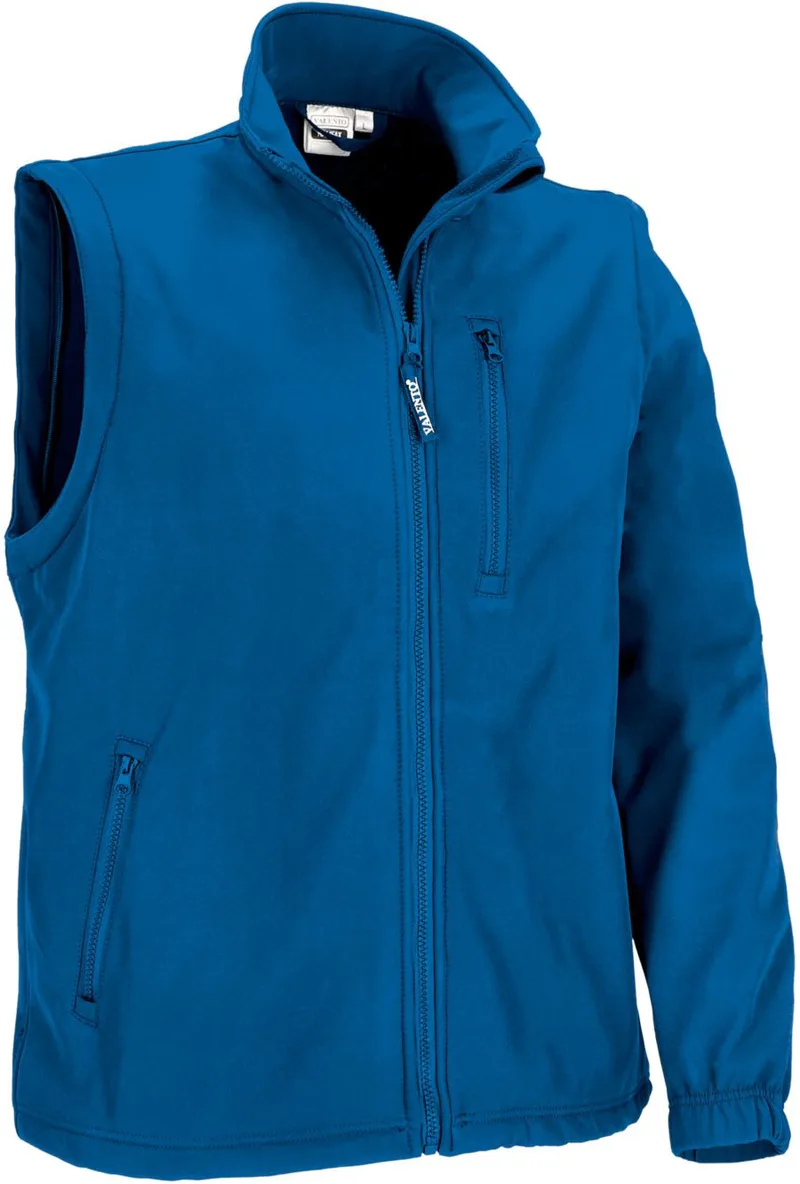 Μπουφάν Softshell με αποσπώμενα μανίκια HALIFAX Valento CQVAHALRY Royal Blue