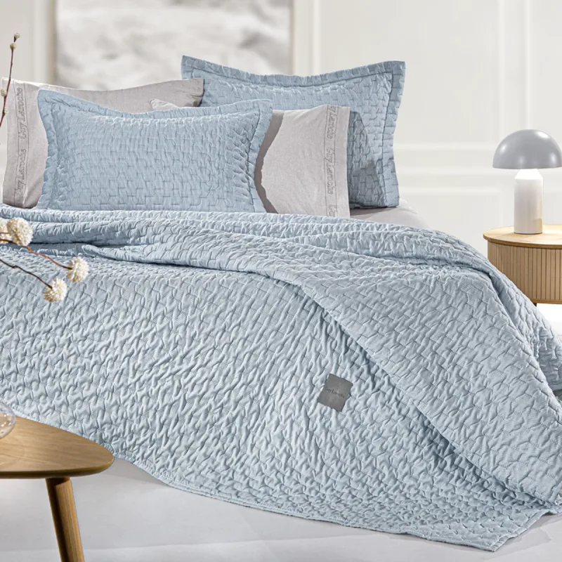 Κουβερλί King Size (250x240) 2 Όψεων + Διακοσμητική Μαξιλαροθήκη Guy Laroche Arden Denim