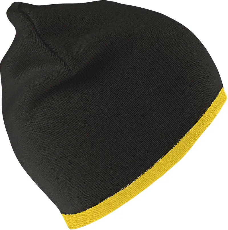 Σκούφος Thinsulate Result Caps RC046X Black/Yellow