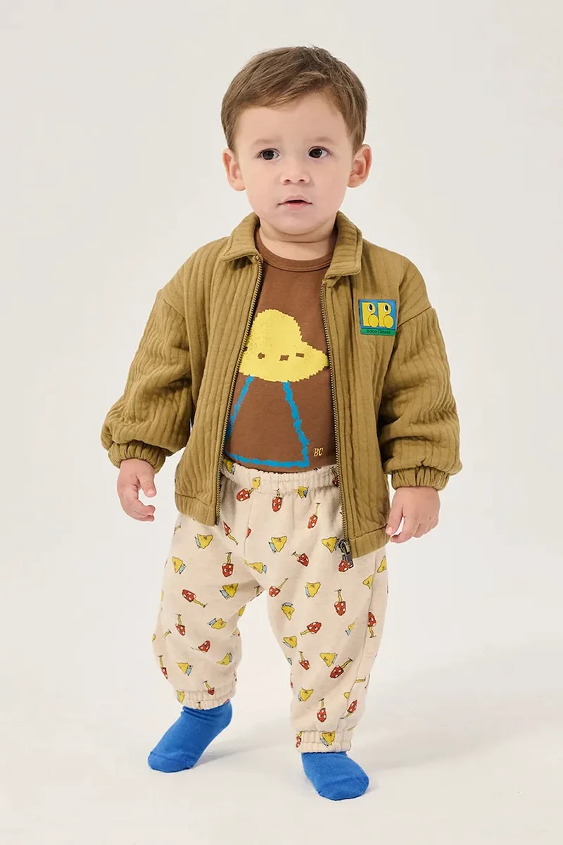 Bobo Choses μπλούζα με κουμπιά παιδική βαμβακερή
