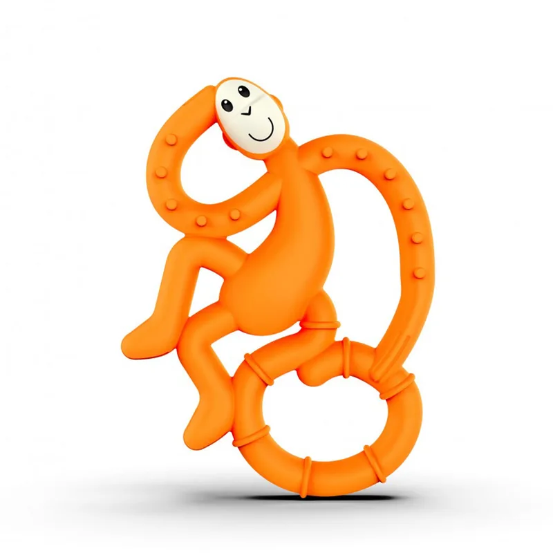 Μασητικό Matchstick Monkey Mini Teether Πορτοκαλί
