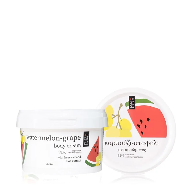 ΚΡΕΜΑ ΣΩΜΑΤΟΣ ΜΕ ΑΡΩΜΑ ΚΑΡΠΟΥΖΙ & ΣΤΑΦΥΛΙ 250ML
