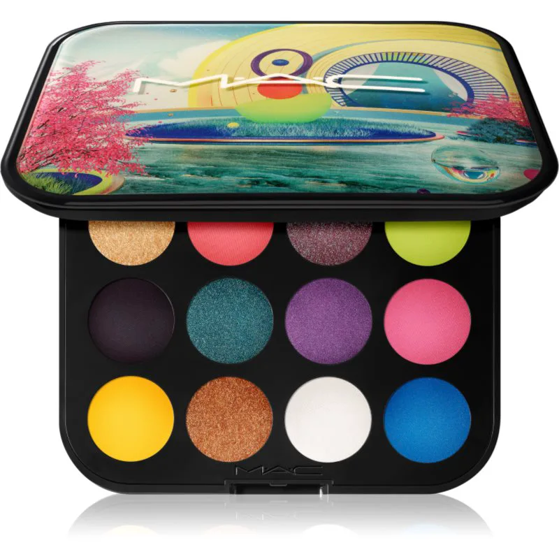 MAC Cosmetics Connect In Colour Eye Shadow Palette 12 shades Παλέτα σκιών για τα μάτια απόχρωση Hi-Fi Colour 12,2 γρ