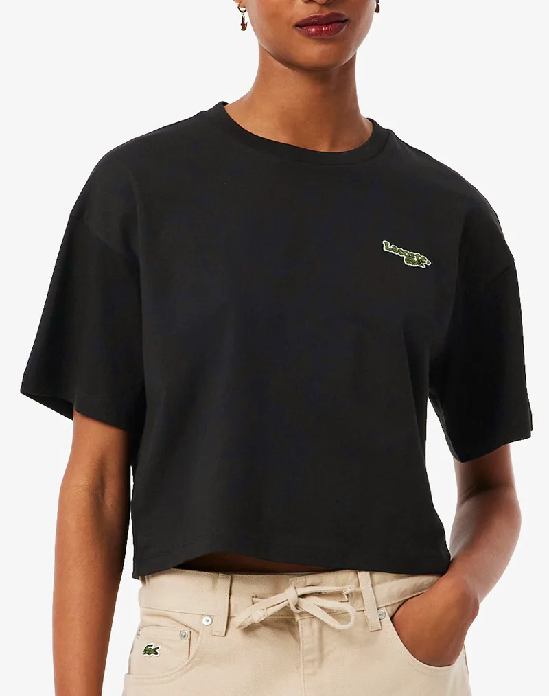 LACOSTE ΜΠΛΟΥΖΑ ΚΜ TEE-SHIRT SS 3TF7605-031 Black