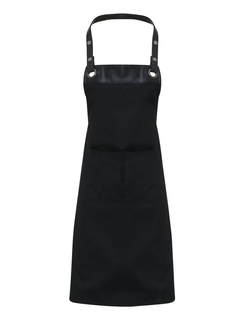 Ποδιά Ολόσωμη με τσέπη Espresso Premier PR123 Black