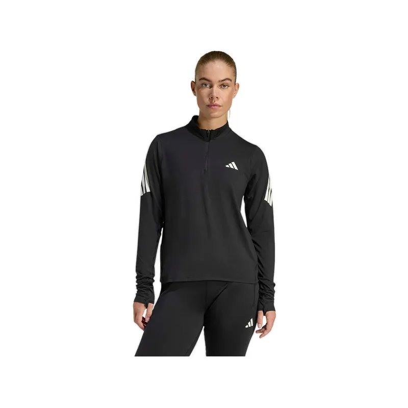 Φούτερ adidas Sweatshirt Adi365 Iconic demi-zip noir