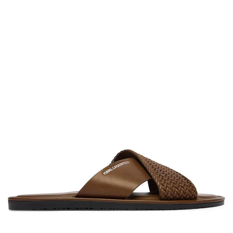 Παντόφλες KARL LAGERFELD Kastor IV KL70214C Καφέ