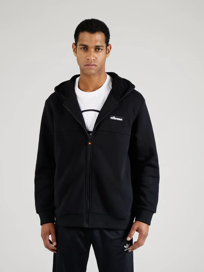 Ellesse Ανδρική Ζακέτα Φούτερ Με Κουκούλα Milleros Hoody SHX20971-011 Μαύρο