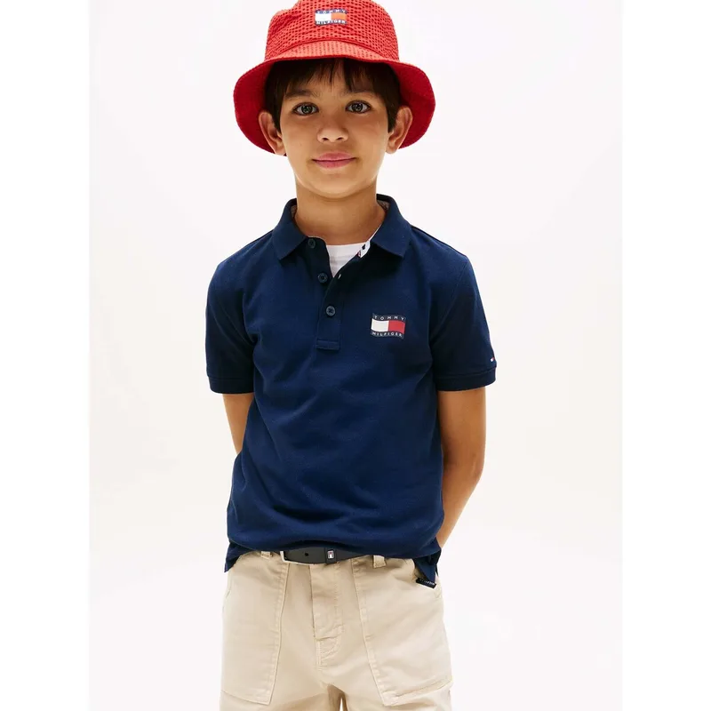 T-shirts & Polos Tommy Hilfiger Wavy Flag Ithica Placket
