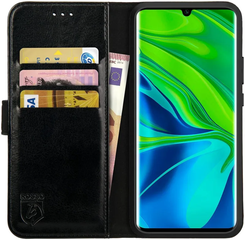 Κόκκινο Element PU Θήκη Πορτοφόλι Xiaomi Mi Note 10 / Mi Note 10 Pro - Black (8719246219313)