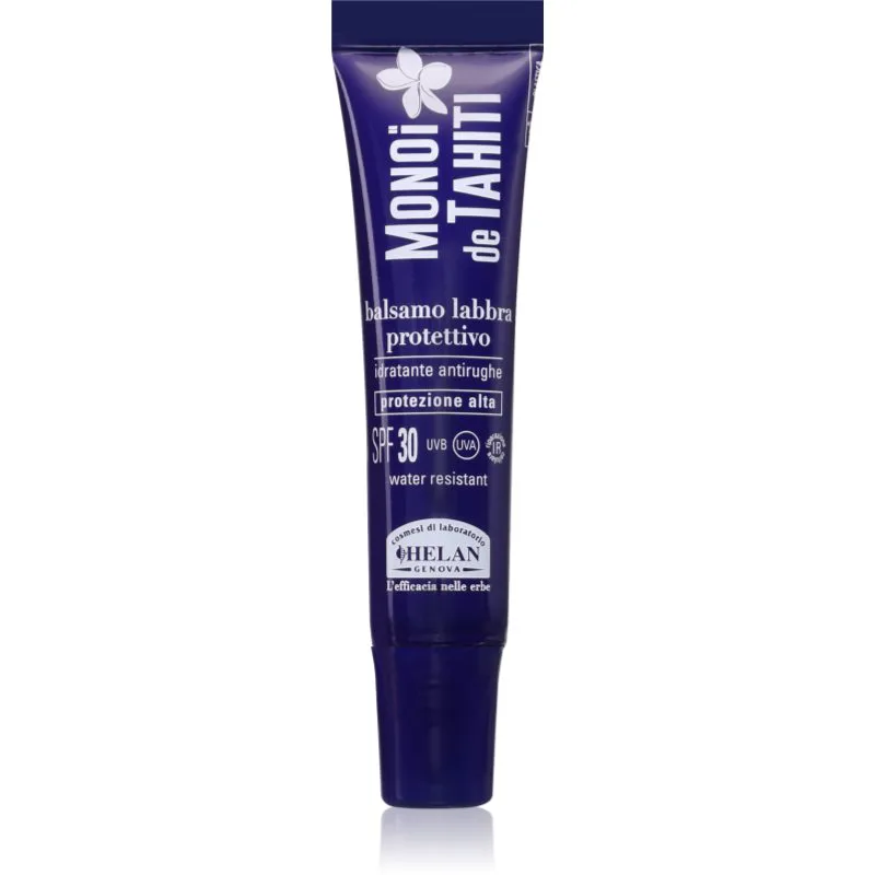 Helan MONOÏ de TAHITI Lip Balm SPF 30+ ενυδατικό βάλσαμο για τα χείλη SPF 30 15 ml