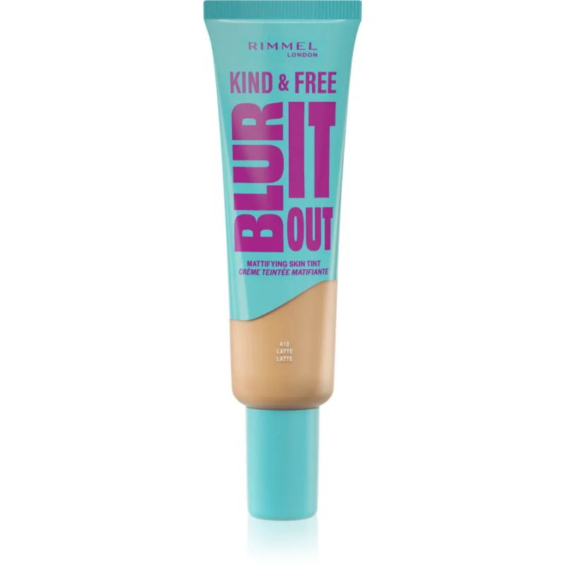 Rimmel Kind & Free Blur It Out ελαφρύ ενυδατικό μεικ απ SPF 20 απόχρωση 410 Latte 30 ml