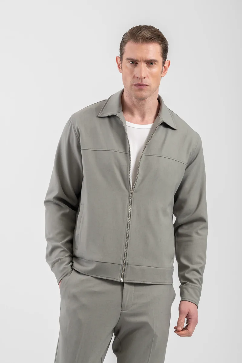 Vittorio Ανδρικό Πουκάμισο Overshirt 300-25-PARMA Olive Πράσινο