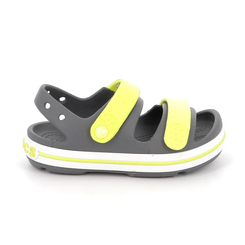 Παιδικό Πέδιλο για Αγόρι Crocs Crocband Cruiser Sandal K Χρώματος Γκρι 209423-1NJ