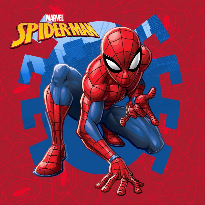 Παιδικό Πετσετάκι 30x30 Dimcol Spiderman 71 Red