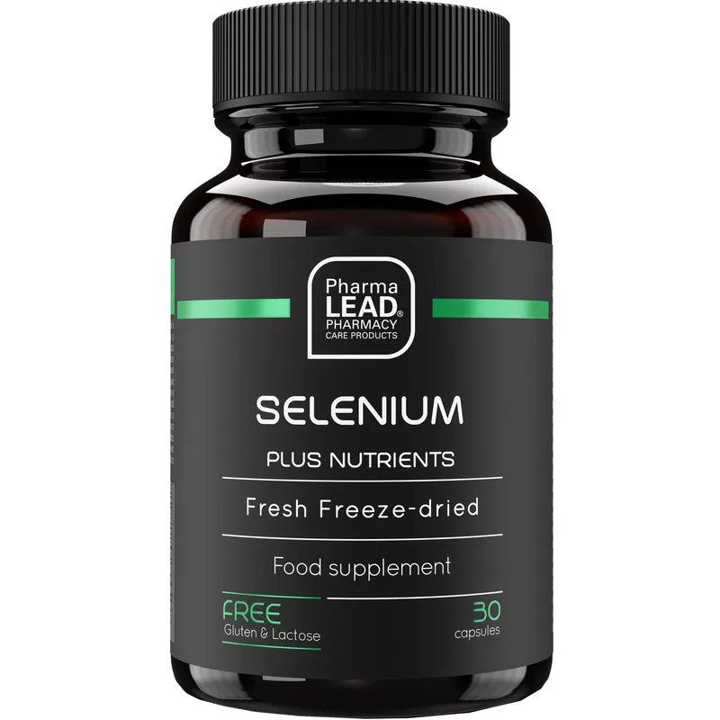 Pharmalead Black Range Selenium Plus Nutrients Συμπλήρωμα Διατροφής Σελήνιου, Βιταμινών & Εκχυλίσματος Βοτάνων για τη Φυσιολογική Θυρεοειδική Λειτουργία, Διατήρηση Φυσιολογικής Κατάστασης Μαλλιών, Νυχιών & Δέρματος 30caps