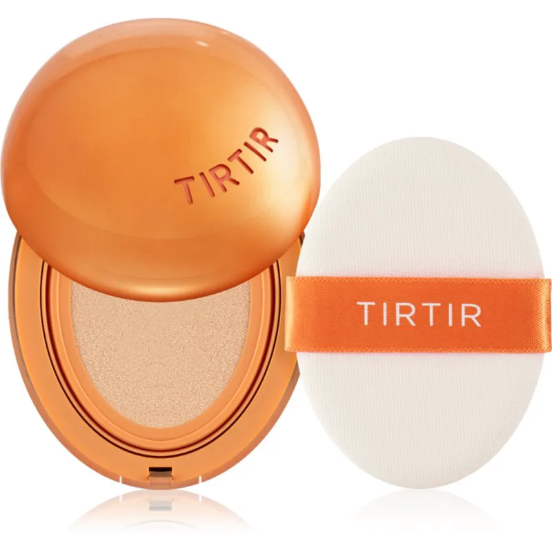 TIRTIR Mask Fit AI Filter Cushion Mini μακράς διαρκείας μεικ απ σε σφουγγαράκι με ματ αποτελέσματα απόχρωση 24N Latte 4.5 γρ