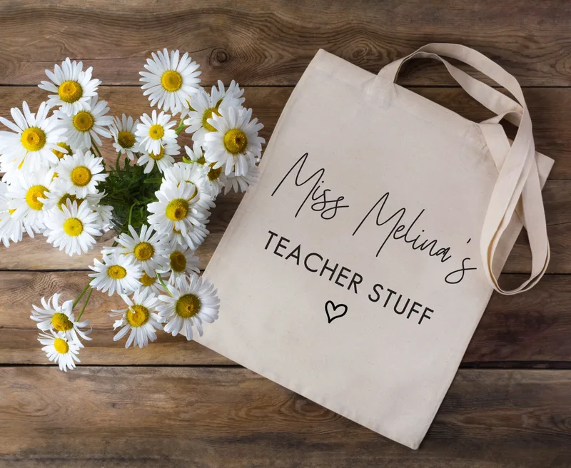 Tote bag για δασκάλες