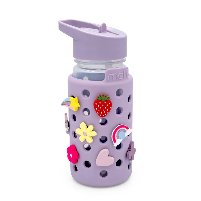 Παγούρι Με Charms Μωβ 450ml Melii MEL27730 (Χρώμα: Μωβ) - Melii - MEL27730
