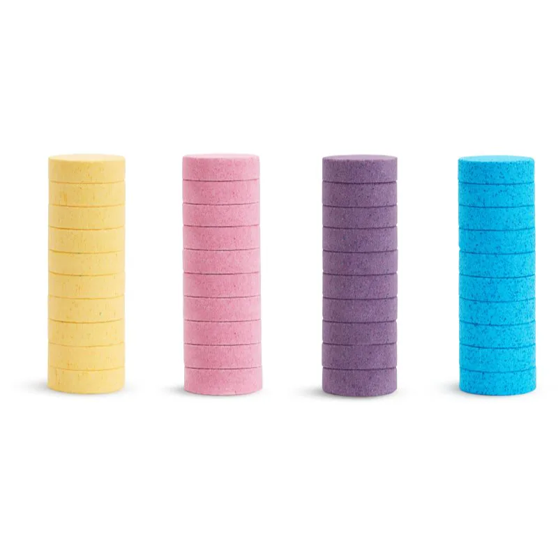 Munchkin Color Buddies Χρωματισμένες αφρίζουσες ταμπλέτες μπάνιου 24 m+ 40 τμχ