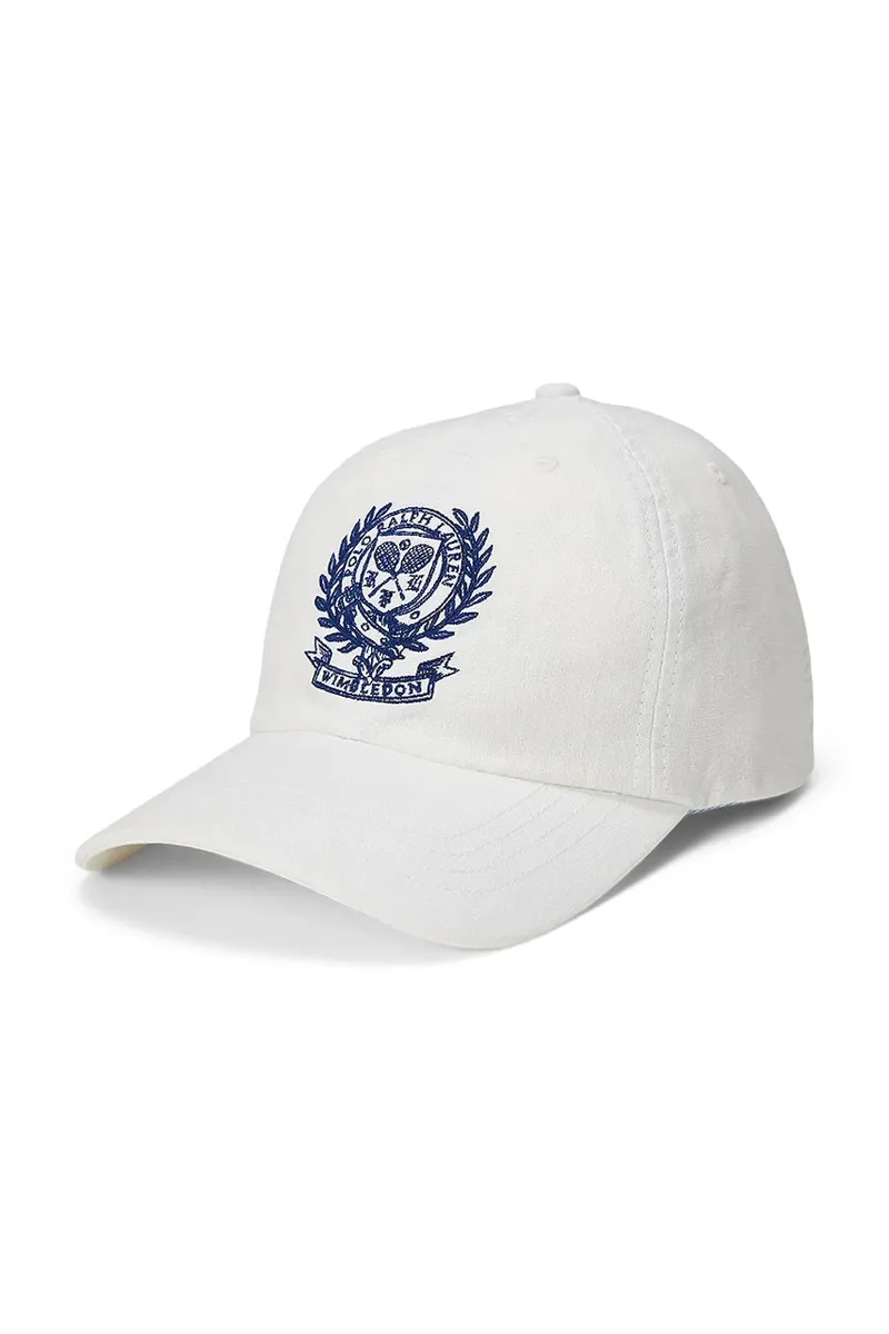 Polo Ralph Lauren καπέλο με γείσο παιδικό λινό