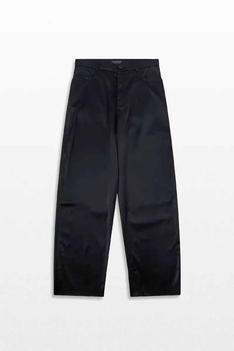 BALENCIAGA Ανδρικό Μαύρο High Sheen Fluid Baggy Pants