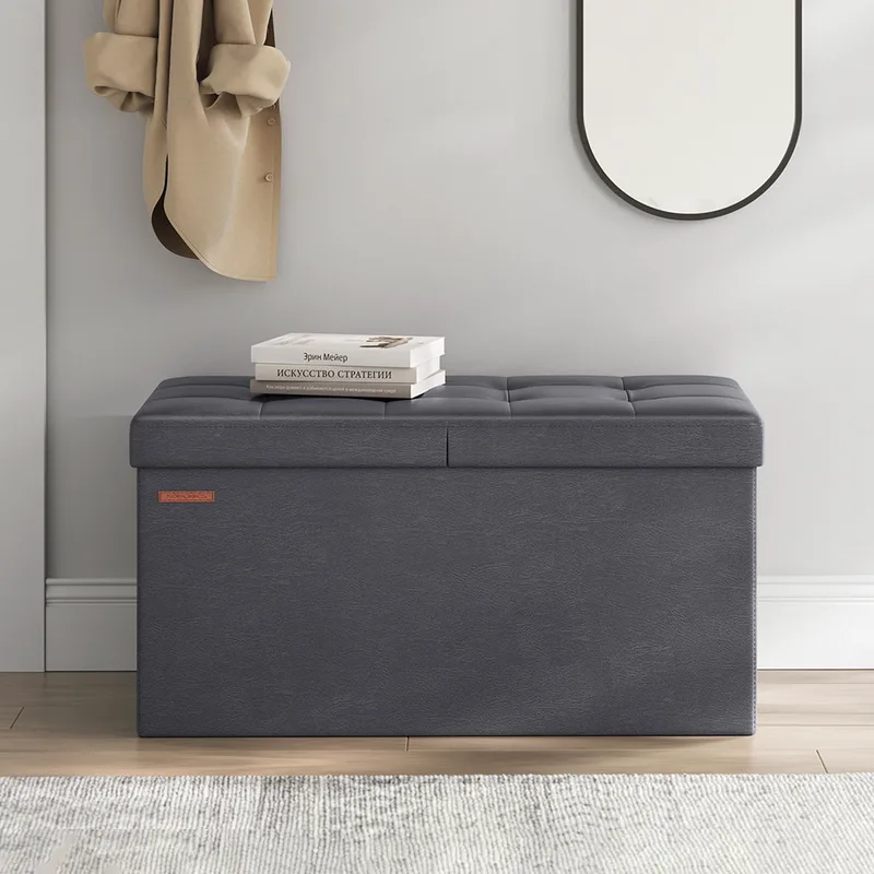 Ταμπουρέ Με Αποθηκευτικό Χώρο (76x38x38) Songmics LSF045G01
