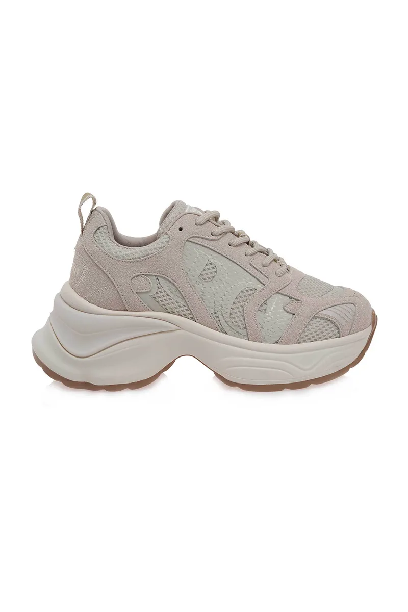 Renato Garini γυναικεία sneakers με ανάγλυφο σχέδιο - W119R6443411 Υπόλευκο