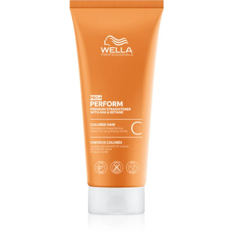 Wella Professionals Perform+ Straightener C μόνιμο περμανάντ για βαμμένα μαλλιά 200 ml