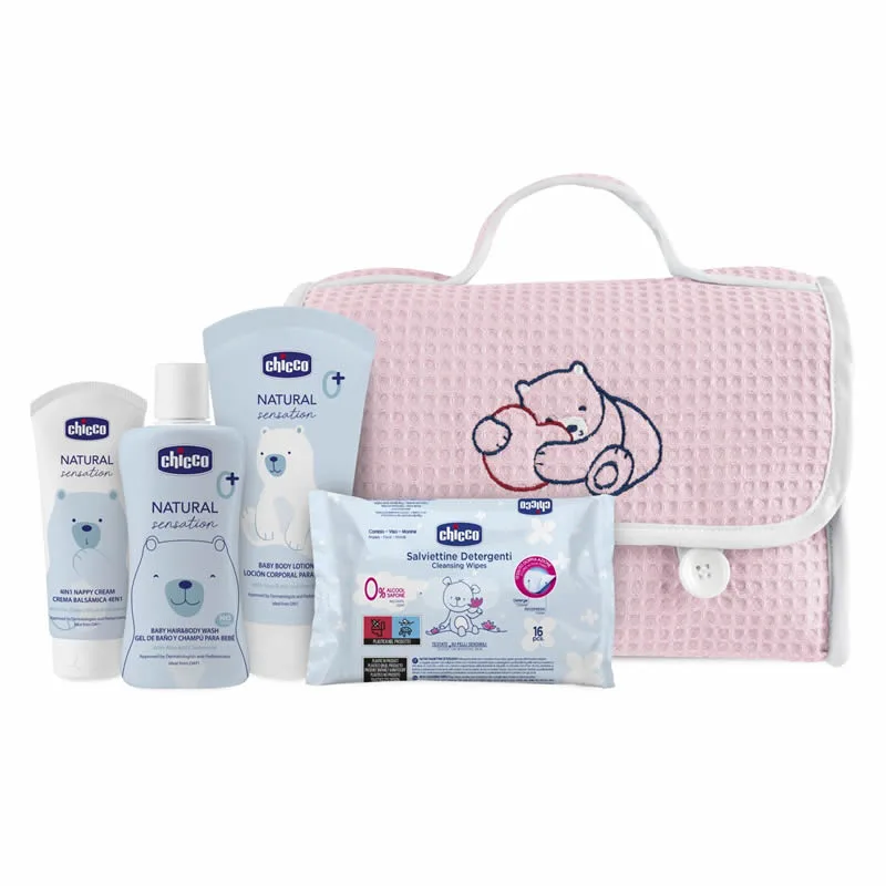 Set of 5 pink bags Chicco