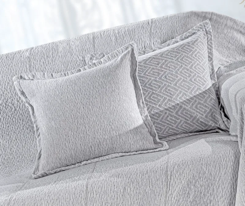 Μαξιλαροθήκη Διακόσμησης Guy Laroche Soho Silver 50x50