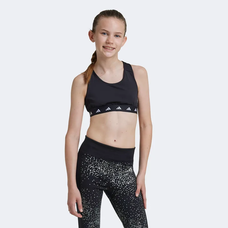 ADIDAS GIRLS TECHFIT PRIMELIFT REACT BRA ΜΑΥΡΟ