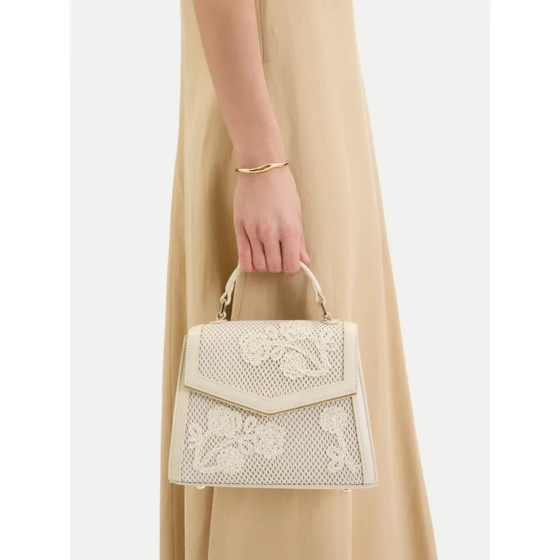 Τσάντα Nine West CEO-Wall Street Glow-KY318 Μπεζ