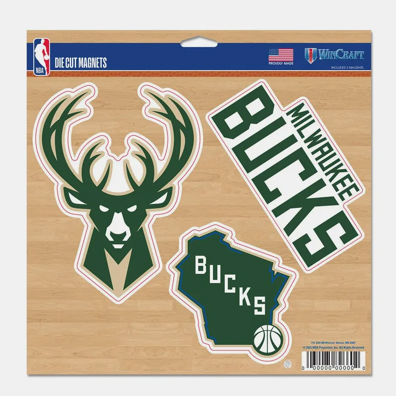 Wincraft Nba Fan Mag 11X11 M Bucks (9000179131_64442)
