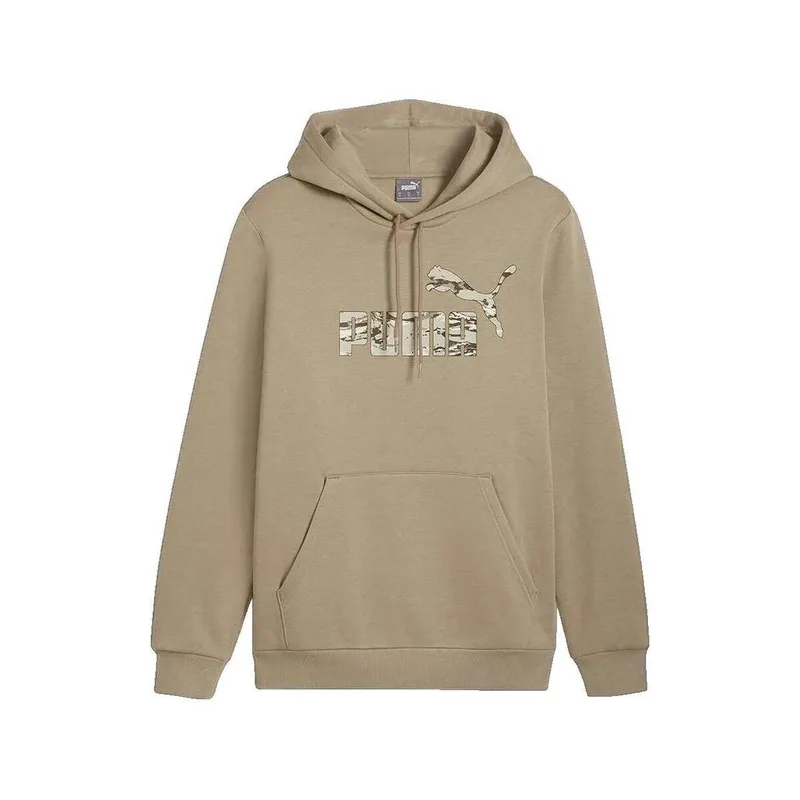T-shirt με κουκούλα Puma Sweat à capuche Ess+ Camo beige