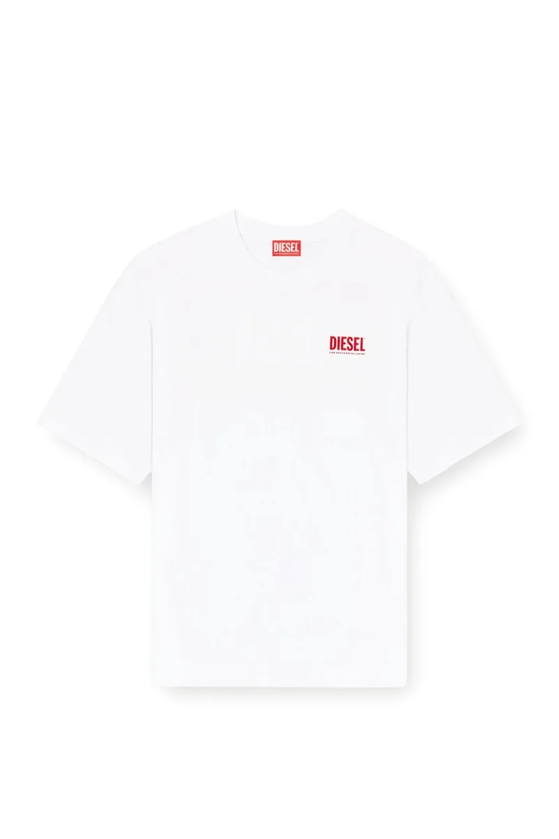 Diesel Ανδρικό T-Shirt T-BOXT-BISK - Λευκό-S26A200360EPCA-WHITE