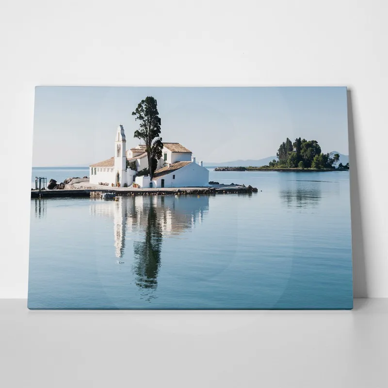 Πινακας σε καμβά PONTIKONISSI CORFU