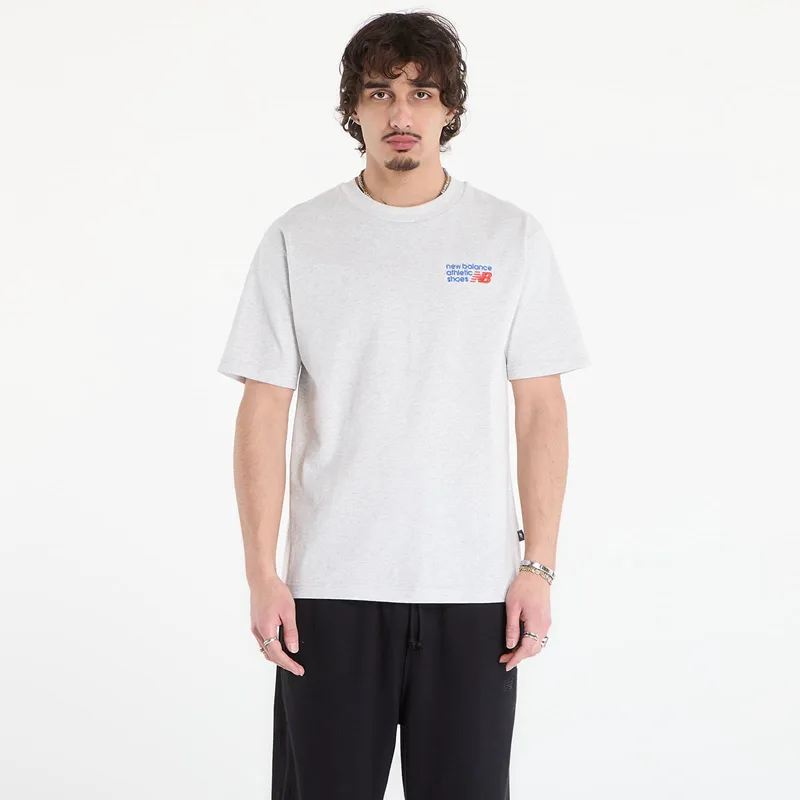 T-shirt New Balance Athletics Premium Logo T-Shirt Ash Heather M