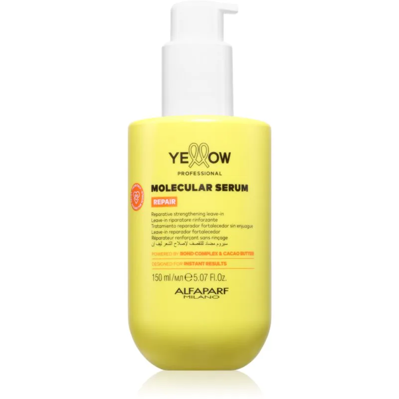 Yellow Professional Repair Molecular Serum ορός χωρίς ξέβγαλμα για κατεστραμμένα μαλλιά 150 ml