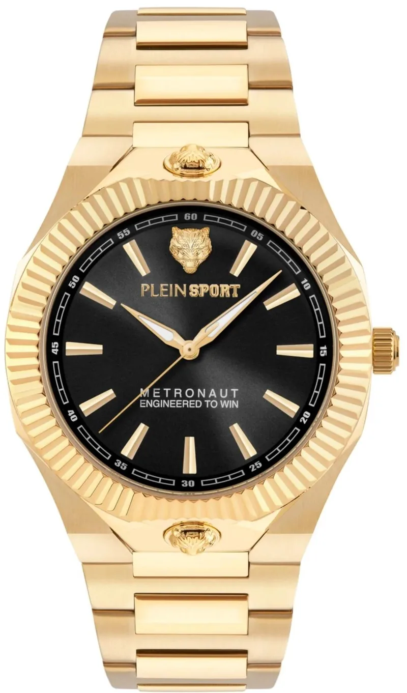 PLEIN SPORT Metronaut Men's - PSCGA1025, Χρυσό case with Stainless Steel Bracelet