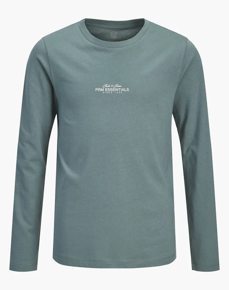 JACK&JONES JPRBLACASPER LS TEE FST JNR 12288454-Goblin Blue Petrol