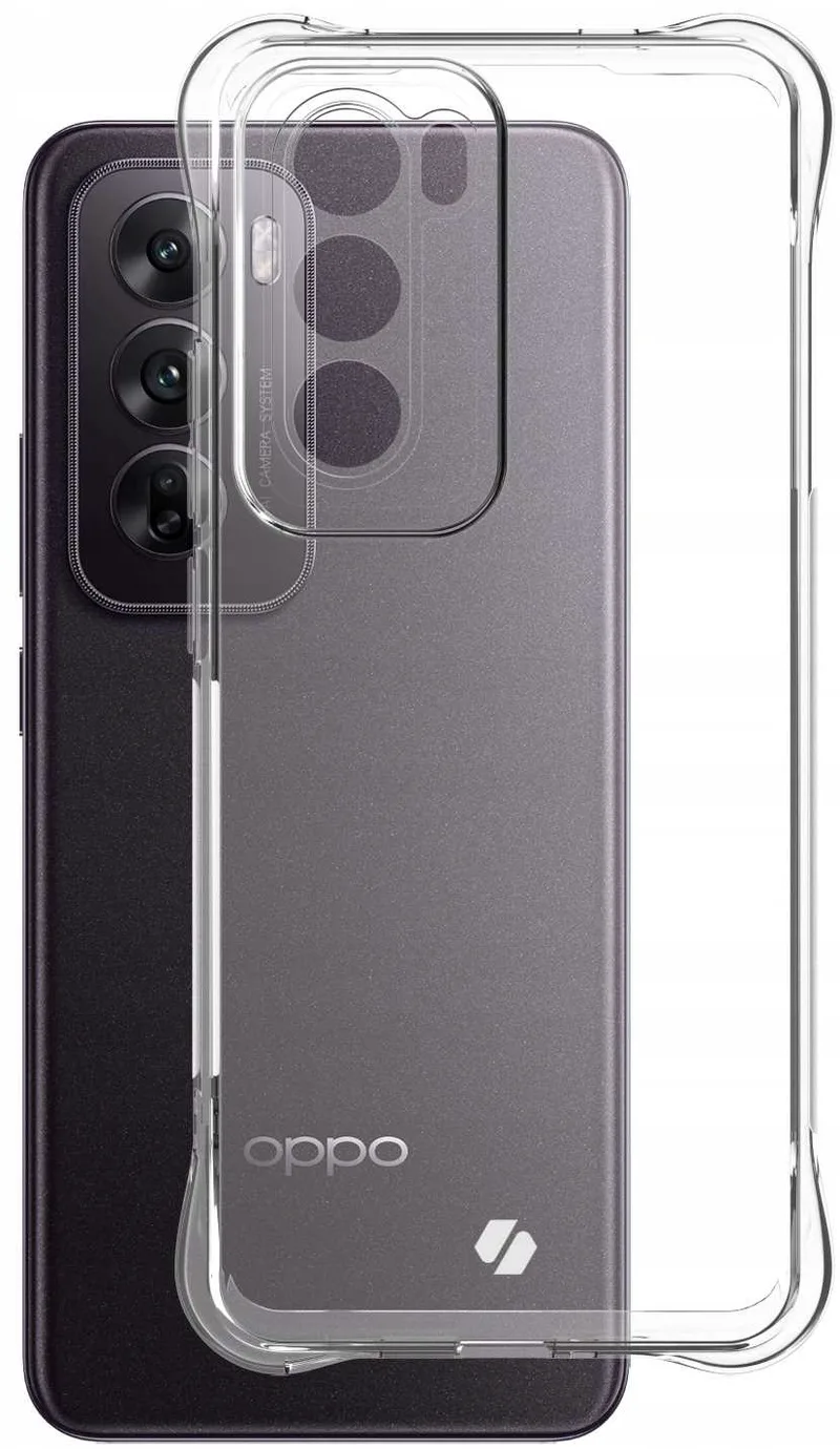 Διάφανη Θήκη Σιλικόνης - Oppo Reno12 - Spacecase Anti-Shock - 1mm - Clear (5905719110697)