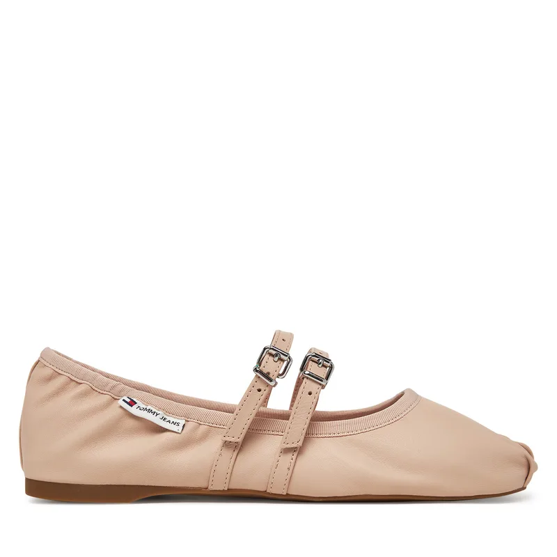 Μπαλαρίνες Tommy Jeans Ballerina EN0EN02720 Ροζ