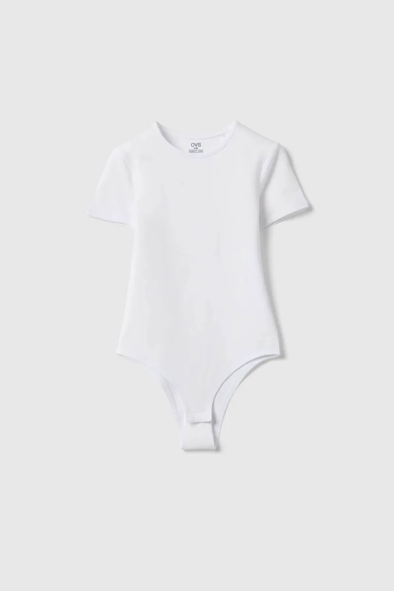 OVS παιδικό κορμάκι Slim Fit - 002615353 Λευκό