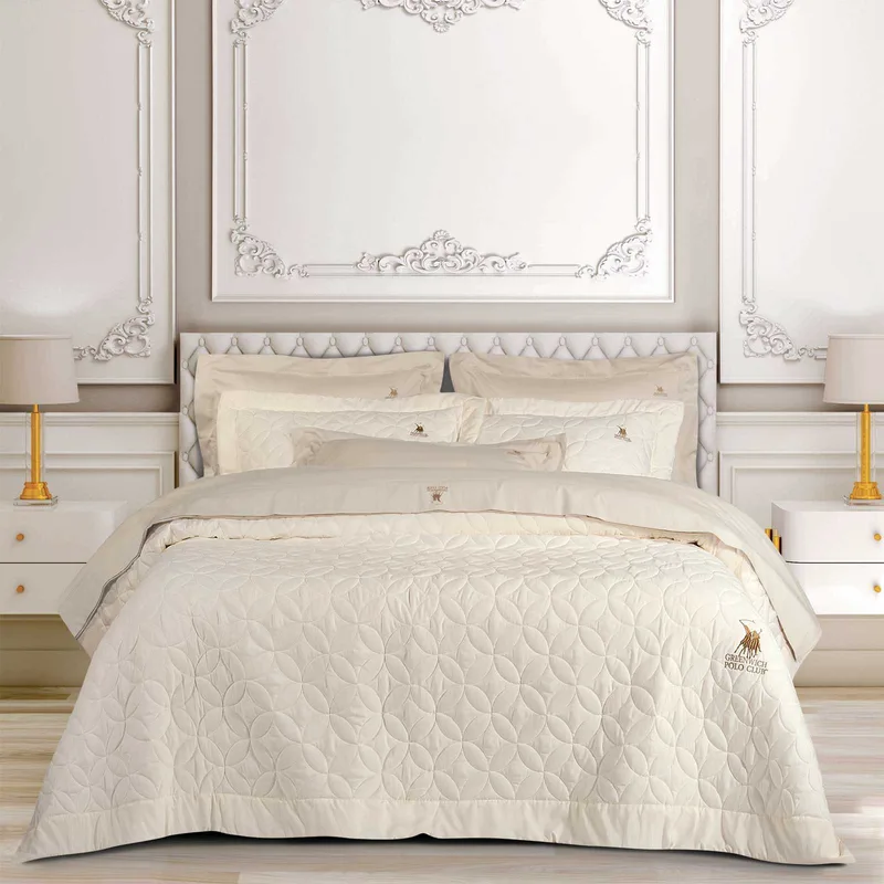 Κουβερλί King Size Greenwich Polo Club 2358 Ecru 240x250