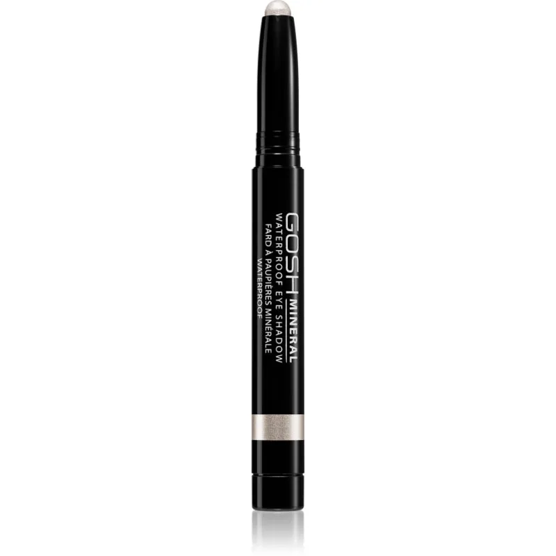 GOSH COPENHAGEN Mineral Waterproof μακράς διαρκείας σκιές ματιών σε μολύβι αδιάβροχο απόχρωση 001 Pearly White 1.4 γρ