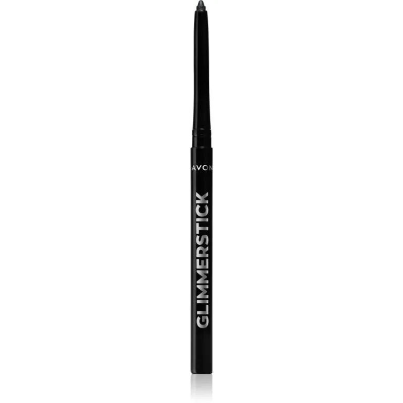 Avon Glimmerstick Diamond Μολύβι για τα μάτια με βιταμίνη E απόχρωση Black Ice 0,35 γρ